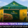 Commercial Tents and Canopies: Choosing the Right Setup for Your Business