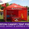 Custom Canopy Tent Prep: Travel Smart & Wrinkle-Free