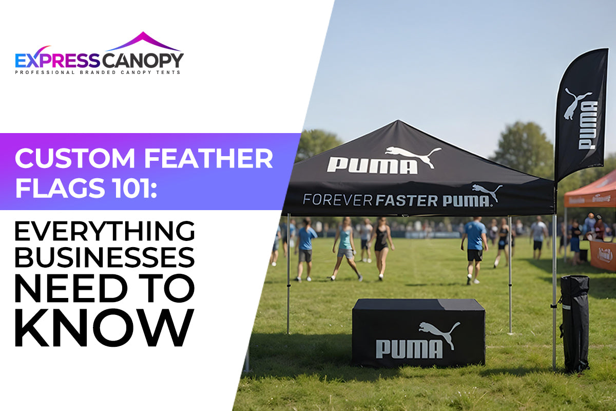 Custom Feather Flags 101: Everything Businesses Need to Know