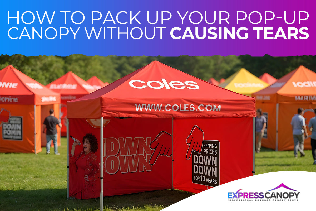 How to Pack Up Your Pop-Up Canopy Without Causing Tears
