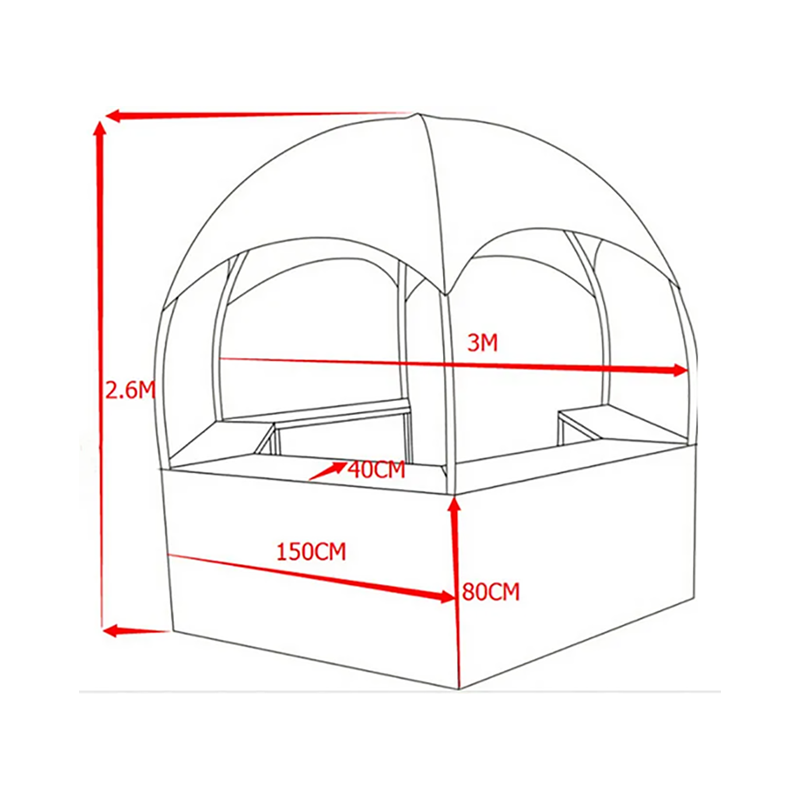 hexagon dome tent Custom Printed Dome Tent (Hexagonal) 10ft Branded