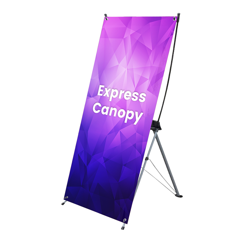 Custom Printed X Banner Stand – Express Canopy