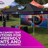 Custom Canopy Tent Solutions for Eco-Friendly Events and Sustainable Branding