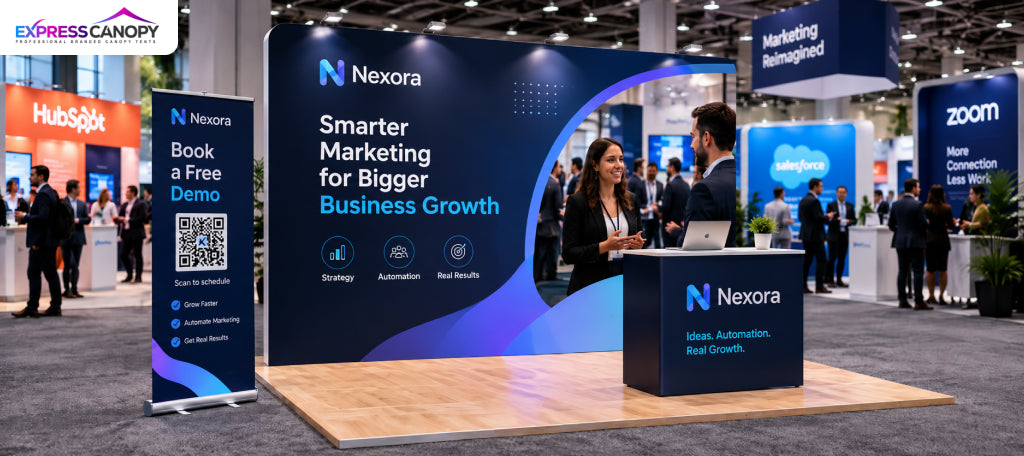 Promotional Booth Ideas for Busy Show Floors: Make Your Trade Show Display the Landmark Attendees Spot First