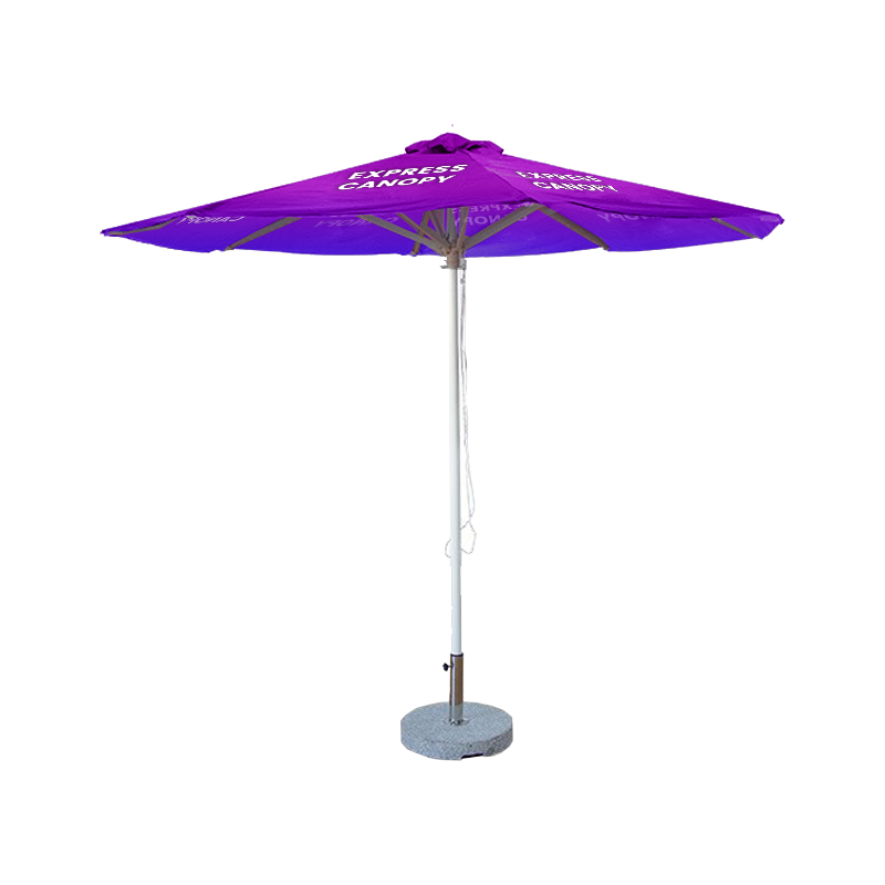Custom Printed Round Market Umbrella – Express Canopy