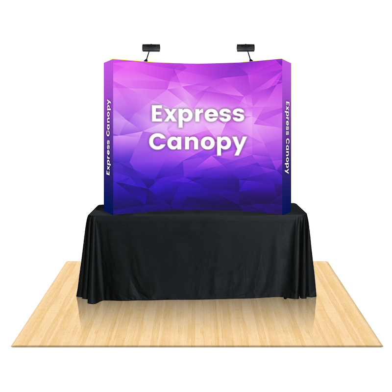 6ft Table Top Fabric Display– Express Canopy