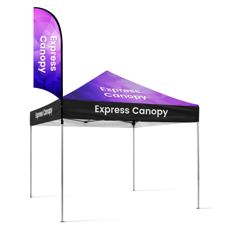 express tent 10x10 Custom Canopy Tent Advance Package