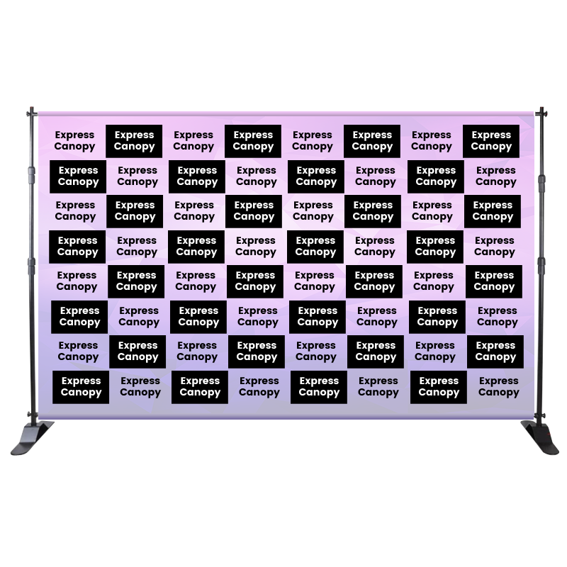 Custom Printed Step and Repeat Backdrop – Express Canopy